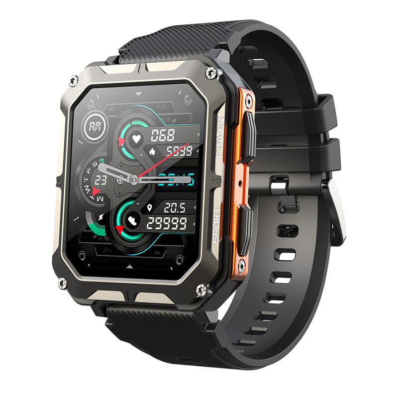 C20 PRO Smart Watch Men Bluetooth Call Outdoor Sports 1.83inch Large Screen Voice Assistant Fitness C20Pro Smartwatch